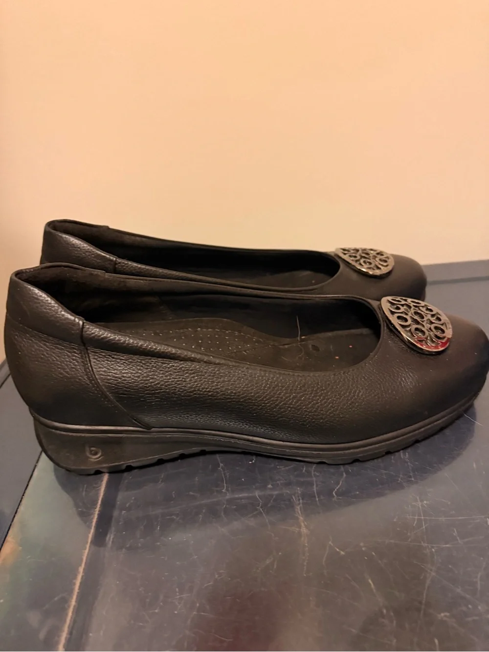 Boccoroco black flats